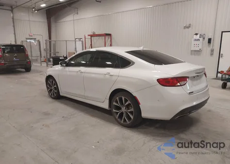 2015 Chrysler 200 C из США, поврежденный, VIN 1C3CCCCG7FN509601